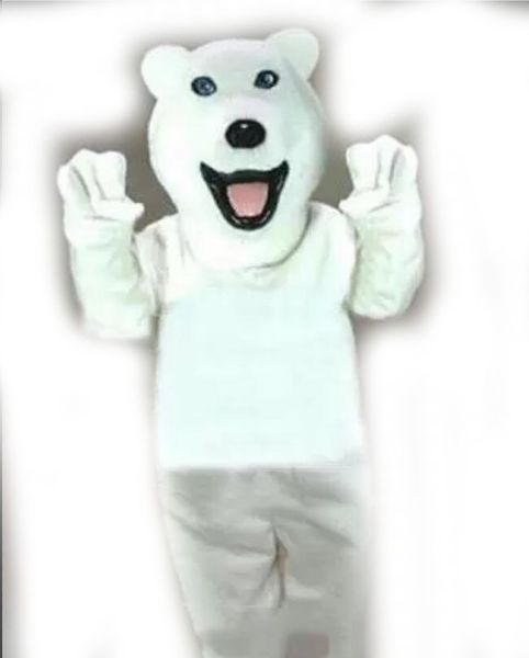 

custom polar bear walking props doll mascot costumes clothing, Red;yellow