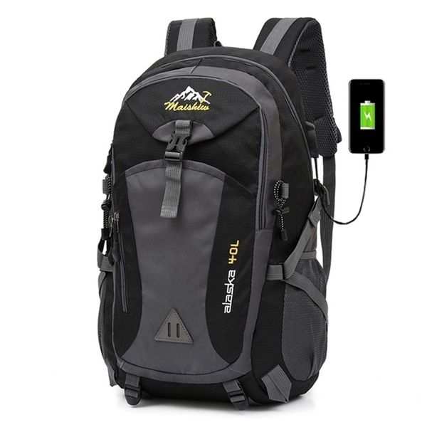 

backpack weysfor 40l waterproof men travel pack sports bag outdoor mountaineering hiking climbing camping backpack for male 220909