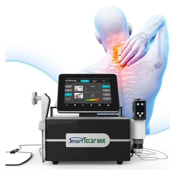 

health gadgets smart tecar wave capactive and resistive energy transfer / ems combine shockwave 3 in 1 physiotherapy machine