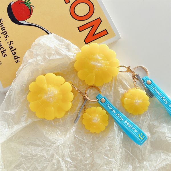 

creative funny cases protective cover silicone cartoon corn case wireless bluetooth headset cover for apple airpods 1 2 3 pro