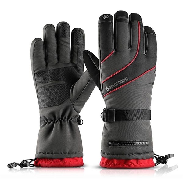 

ski gloves waterproof winter snow outdoor sport women men warm snowmobile motorcycle touch screen snowboard 220912