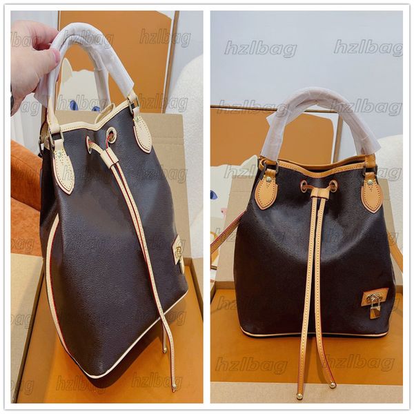 

22s luxury vintage bucket shoulder bag womens fashion crossbody bags designer monograms leather handbag