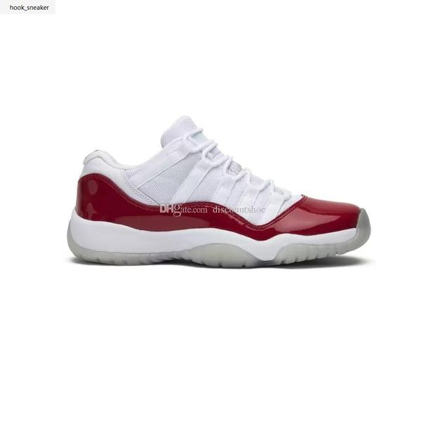 

jumpman 11 low gs cherry basketball shoes 11s men women sneakers sku 528896 102