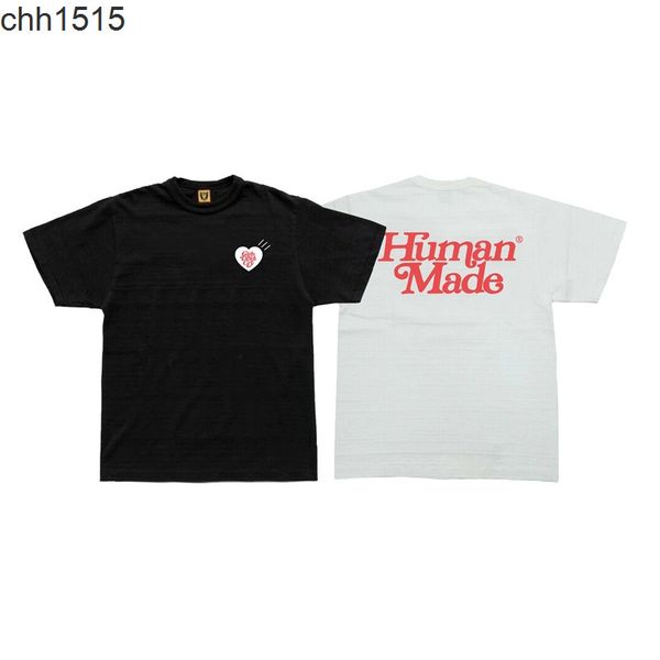 

human made girls tee cry small crowd high street day fashion men and women lovers loose summer cotton short sleeve t-shirt, White;black