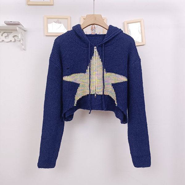 

902 2022 milan runway autumn sweater long sleeve hooded fashion clothes womens xue, White;black