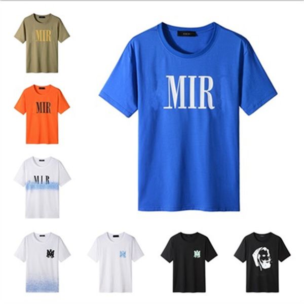 

2021 men's polos mens fashion t shirt designers men s clothing black white tees short sleeve women's casual hip hop streetwear t-s, White;black