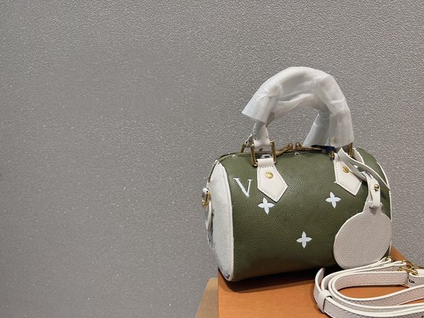 

speedy bandouliere bags spring in the city summer multicolor duffle speedy pillow handle bag designer monograms flower green red hhandbag vv