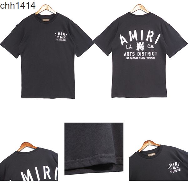 

large summer short sleeve american high street t-shirt tide brand round neck men's loose clothes, White;black