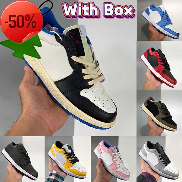 

with box low mens unc cactus black royal reverse bred light smoke grey arctic punch paris men women sneakers us 5 .5 -11