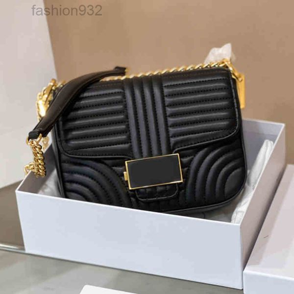 

evening bags striped shoulder bags women chain square handbag designer clutch crossbody bag female purses 220510