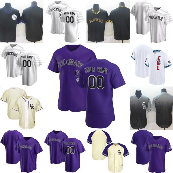 

custom jersey mens colorado''rockies''15 raimel tapia 52 daniel bard 7 brendan rodgers 49 antonio senzatela baseball jer, Blue;black