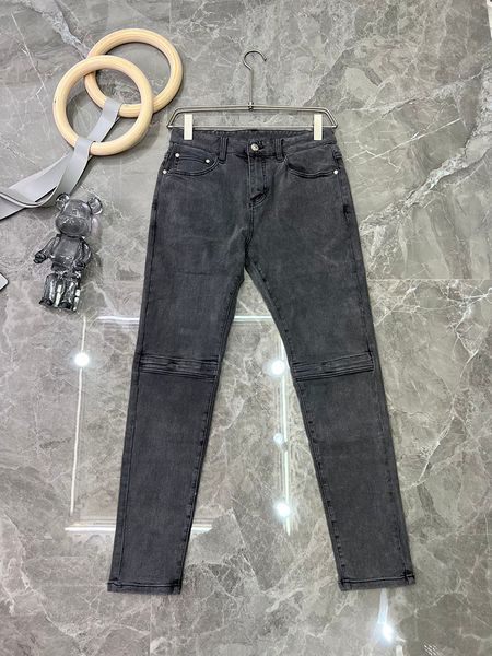 

new men's splicing jeans designer style casual and comfortable jeans pants, Blue