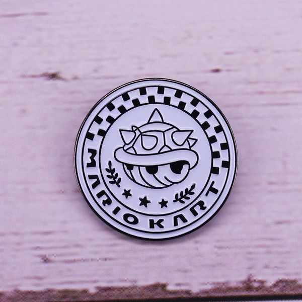 

other fashion accessories super kart enamel pin comics video game button pin, Silver