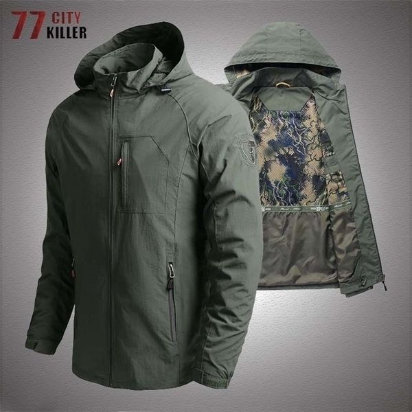 

mens jackets military waterproof hooded jacket men spring autumn outdoor breathable tactical windbreaker coats pilot windproof bomber clothe, Black;brown
