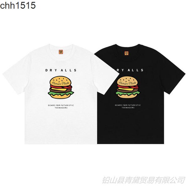 

hamburger couple tee made sulfur cotton t-shirt 2022ss tees 20ss, White;black