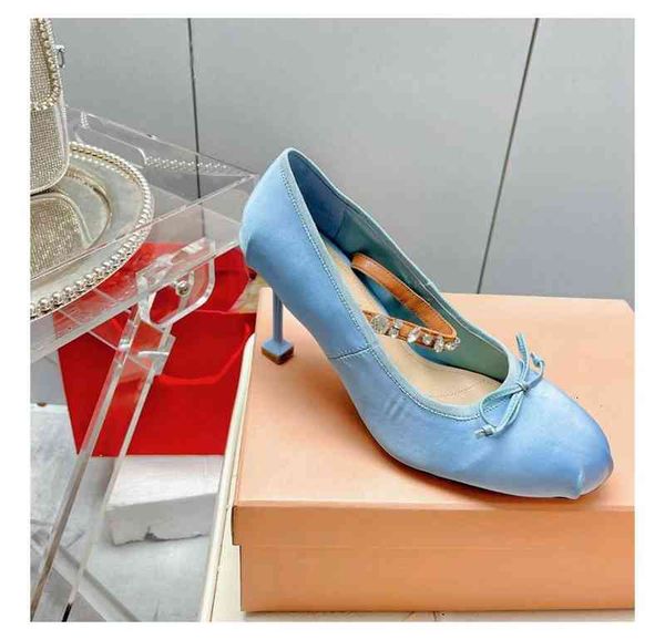 

dress shoes with diamond high heels in the autumn of miu's ballet female thin heel temperament celebrities french mary jane shoes, Black