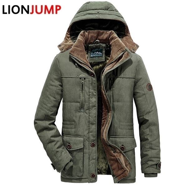 

mens jackets mens leisure velvet thick warm coat waterproof fleece hooded men outdoor jacket mens coats hat windbreakers parka men 220912, Black;brown