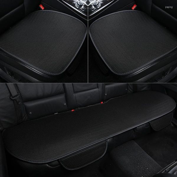 

car seat covers cushion ice silk cover fashion universal styling non-slip breathable auto driver chair mat