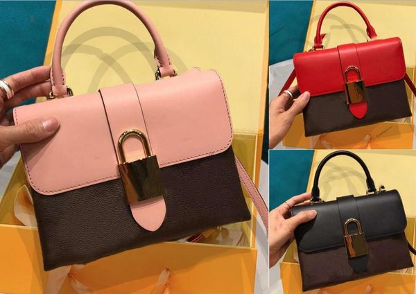 

luxurys designers women genuine leather bags totes presbyopia messenger postman bag portable handbag shoulder handbags locky bb