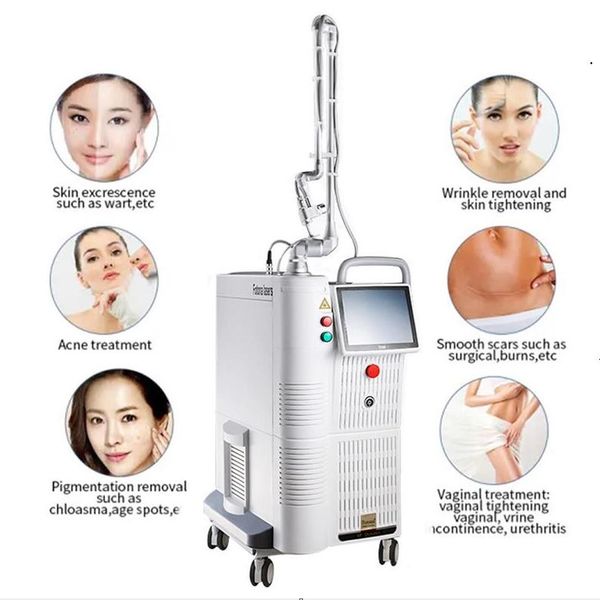 

4d fo-to system fractional co2 laser germany arm vaginatightening scar removal stretch mark wrinkles removal beauty machine, Black