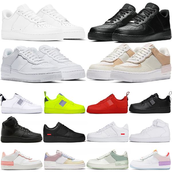 

airforce 1 mens womens running shoes classic triple white low spruce aura pistachio frost shadow triple black af1 men women outdoor trainers