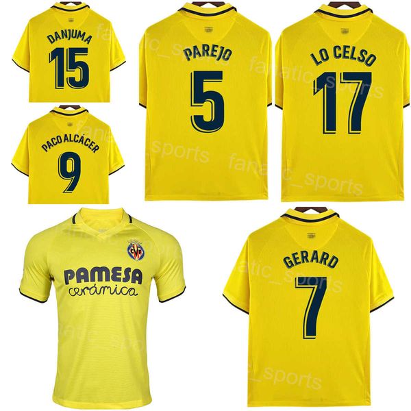 

club 22-23 villarreal pedraza soccer jersey rulli parejo albiol foyth chukwueze morales trigueros pau pino gerard jackson baena football shi, Black;yellow