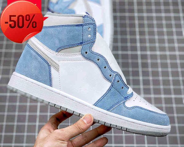 

boots high og 1 1s basketball shoes hyper royall edition mens womens portmarket north carolina blue luxurys designers fashion, Black
