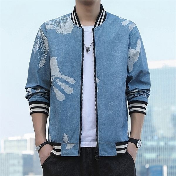 

mens jackets autumn mens jackets cartoon printing slim fit arrivaled baseball collar ourdoor jacket outwear 220912, Black;brown