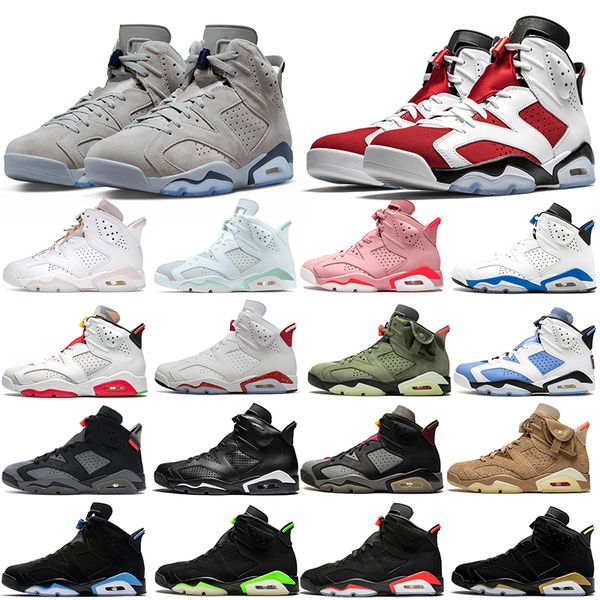 

low og jumpman 6 6s basketball shoes men women georgetown university blue red oreo black infrared black cat unc mens womens outdoor sports