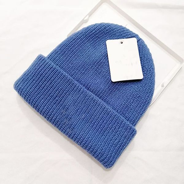 

10pcs winter 11colors man travel girls fashion beanie woman beanies skullies decorative pattern chapeu caps cotton women ski beanie hat keep, Blue;gray