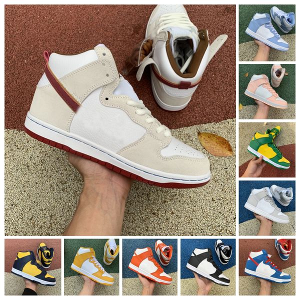 

dunks high casual shoes mens women sb dunksb panda black white red vast grey unc pink prime syracuse kentucky aluminum midnight navy varsity
