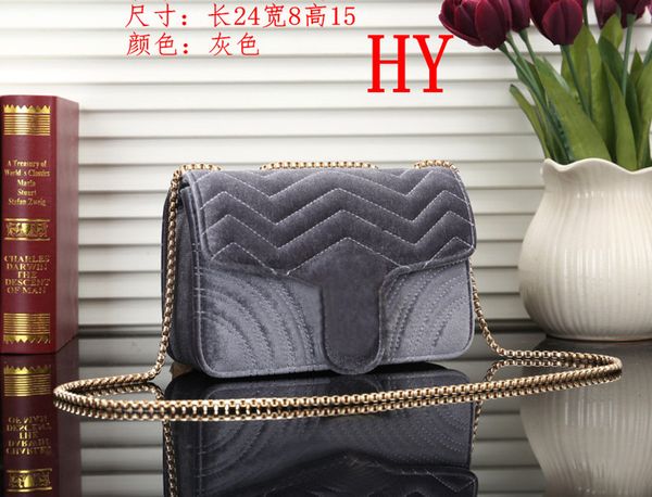 

chain velvet marmont small shoulder luxury tote with quilted flap 24cm