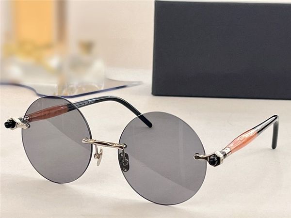 

luxury designer sunglasses for men and women maske styles fashion round buffalo horn frame summer sunshade sun glasses with big face outdoor, White;black