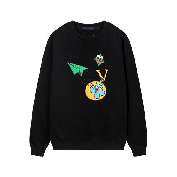 

2022 warm hooded hoodies sweatshirt designer mens womens fashion streetwear pullover sweatshirts loose hoodeds clothing size s-xxl, Black