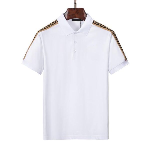 

2022 designer stripe polo shirt t shirts grid polos original single led mens high street fashion horse polo luxury t-shirt #995 men, White;black
