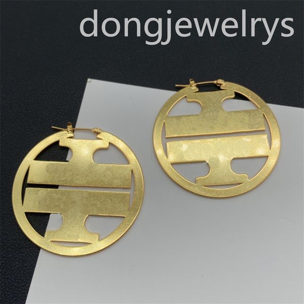 

trendy urban beauty temperament ear cuff geometric shape earrings women charm huge hoop earring dongjewelrys round stud gold female jewelry, Golden