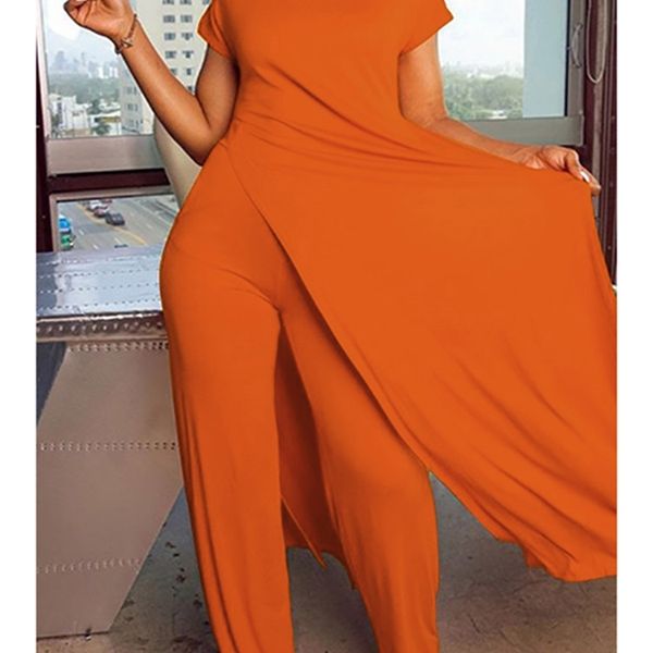 

women's two piece pants 2pcs summer pant sets zanzea women fashion urban tracksuit loose matching set short sleeve solid split long blo, White