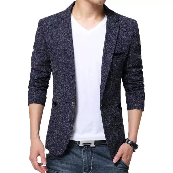

men's suits & blazers arrival mens blazer jacket suit wedding prom party slim fit smart casual men business jacketmen's, White;black