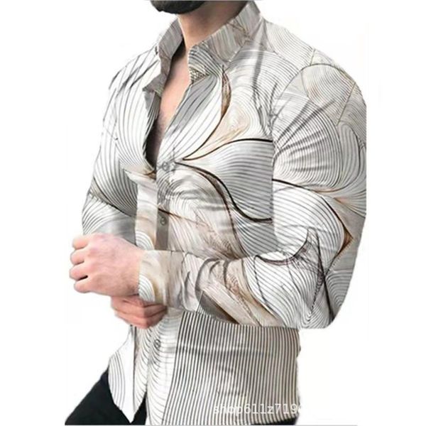 

men's jackets autumn shirt men's printed cardigan long sleeved men, Black;brown