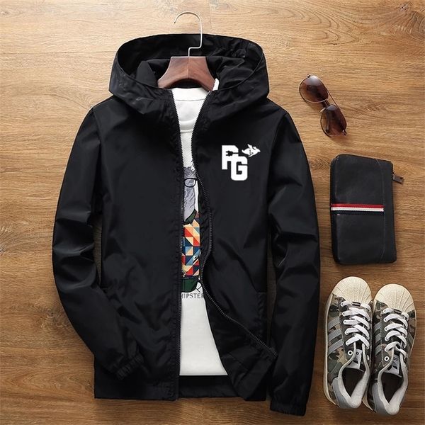 

men's jackets pearly gates print men spring and autumn design coat casual outdoor baseball man slim fit sports zipper korean jacket 22, Black;brown