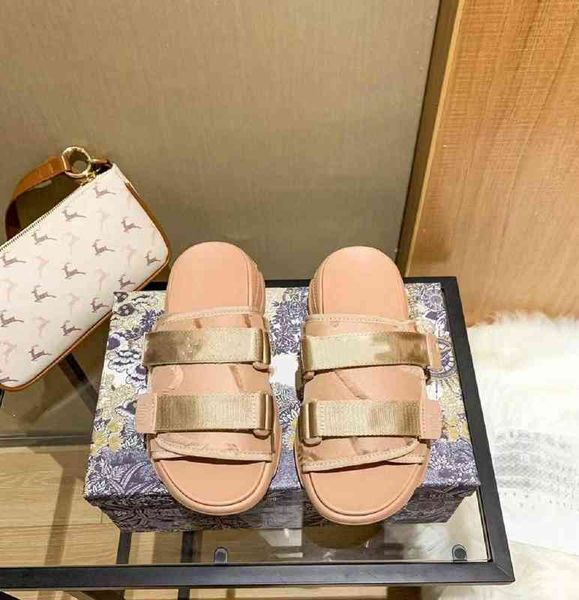 

women embroidery slippers fashion sandal thick-soled summer sports sandals classic outdoor wear-resisting slipper women's 2rzy, Black