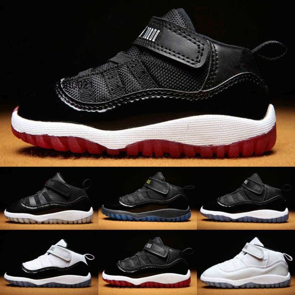 

basketball shoes baby 11s kids shoes infant outdoor boy and girl sports bady trainer children born sneaker 11 size 22 -27, Black