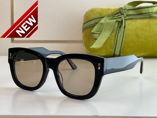 

sunglass for men and women summer style 1110 anti-ultraviolet retro plate plank frame fashion eyeglass random box 1110sg6oc, White;black