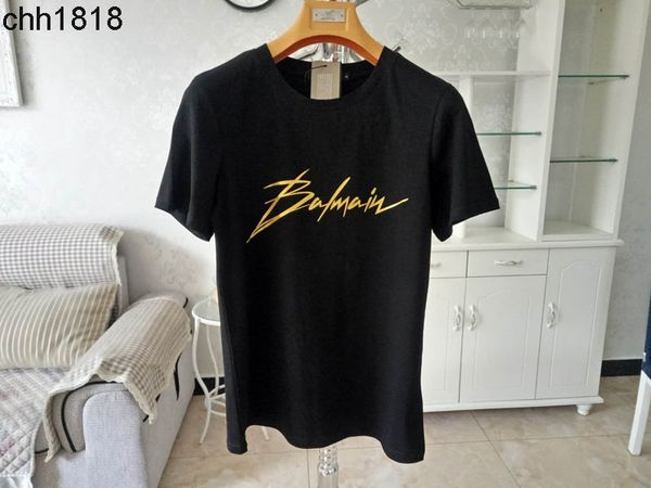 

spring and summer new balmas italics cotton loose pullover t-shirt ins net red lovers, White