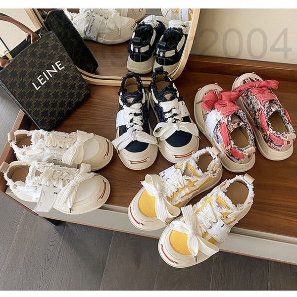 

dress shoes designer new canvas shoes thick soled open-ended smile fashion tassels high height non collision board 4sks, Black