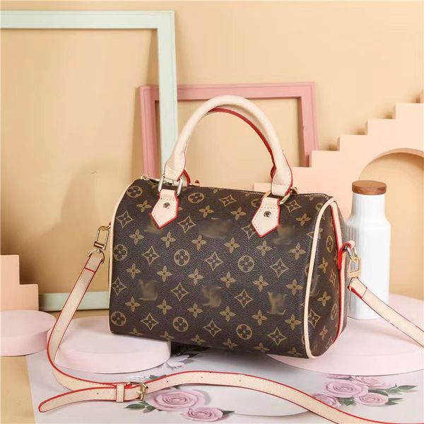 

2022 2pcs/handbags women leather trio messenger bags louiseitys viutonitys luxury shoulder bag make up designer handbag tote woman bag