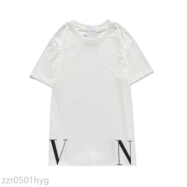 

famous mens t shirt polos women letter print short sleeve fashion men stylist casual round neck tees size s-3xl ff1255b, White;black