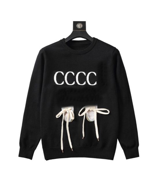 

designer mens sweater brand high-pitched sweaters fashion trend clash color sweatshirt men s and womens clothing -3xl, White;black