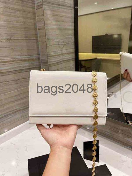 

yls evening bags shoulder bags women crossbody messenger handbag metal chain purses soft fashion designer leather lady wallet