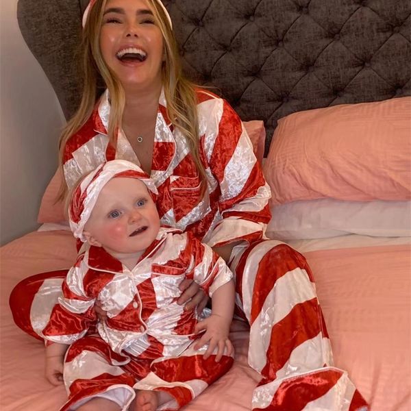 

family matching outfits christmas family matching xmas pajamas set family look mother daughter baby kids sleepwear mommy and me nightwear cl, Blue